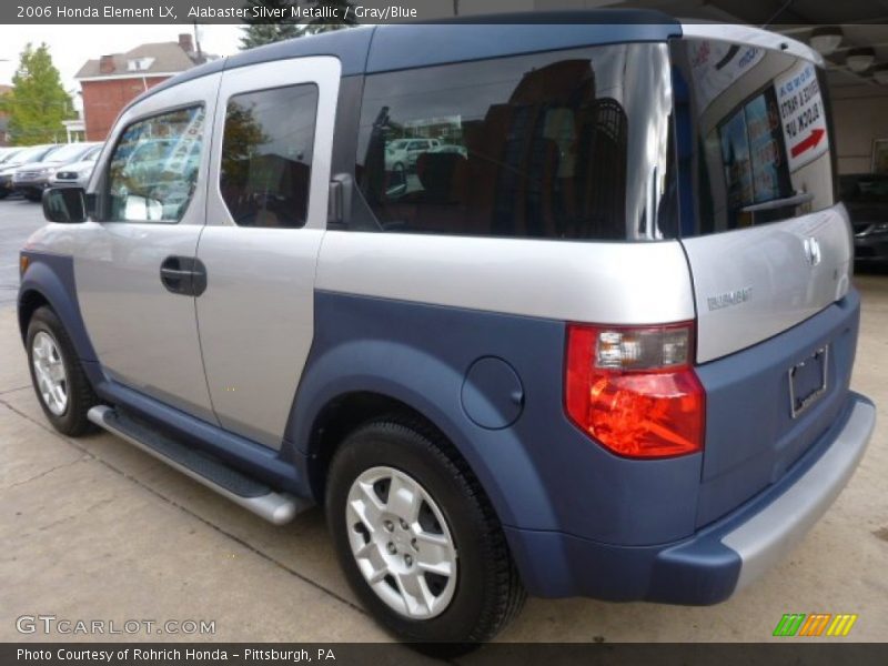 Alabaster Silver Metallic / Gray/Blue 2006 Honda Element LX