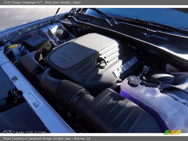 Billet Silver Metallic / Black 2015 Dodge Challenger R/T
