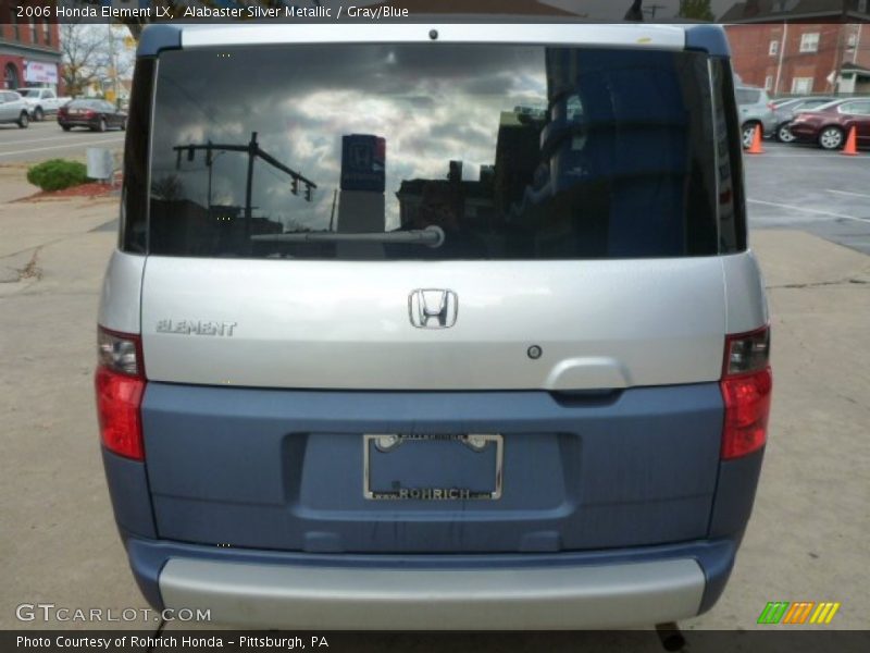 Alabaster Silver Metallic / Gray/Blue 2006 Honda Element LX