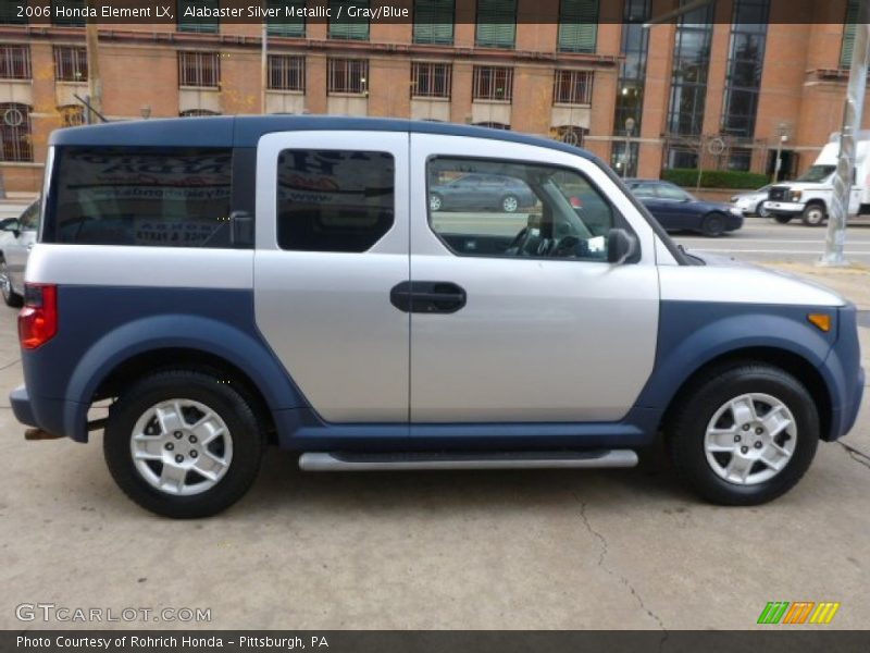 Alabaster Silver Metallic / Gray/Blue 2006 Honda Element LX