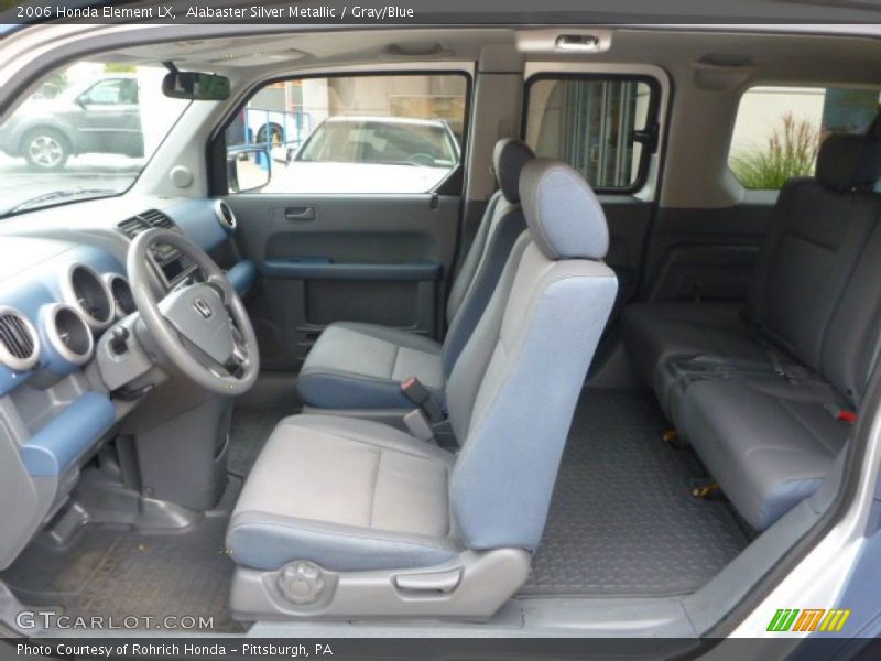 Alabaster Silver Metallic / Gray/Blue 2006 Honda Element LX