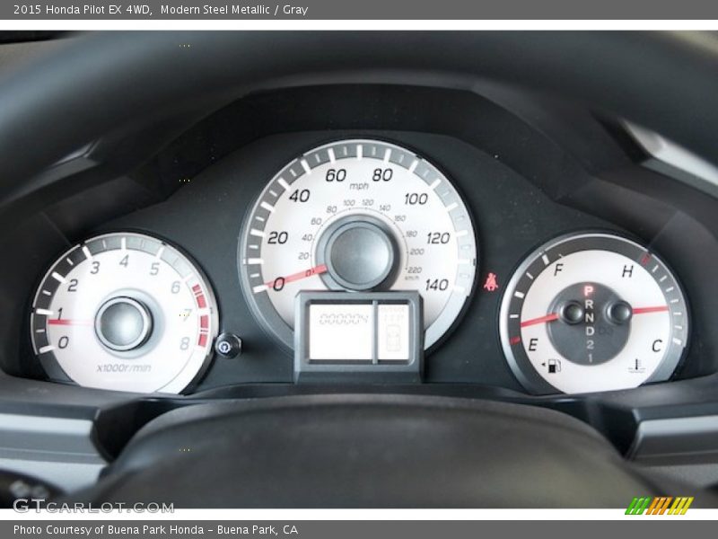 Modern Steel Metallic / Gray 2015 Honda Pilot EX 4WD