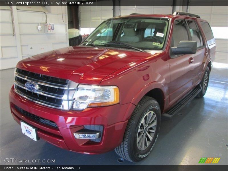Ruby Red Metallic / Dune 2015 Ford Expedition XLT