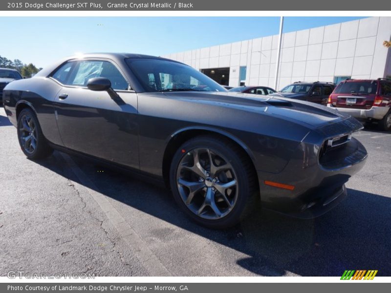 Granite Crystal Metallic / Black 2015 Dodge Challenger SXT Plus