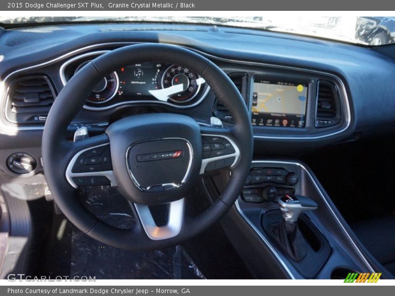 Granite Crystal Metallic / Black 2015 Dodge Challenger SXT Plus