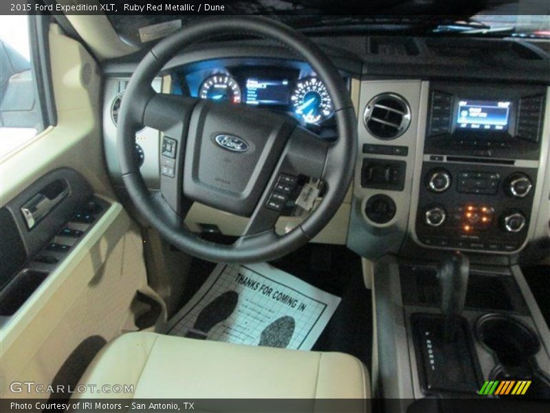 Ruby Red Metallic / Dune 2015 Ford Expedition XLT