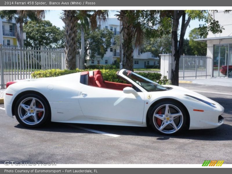  2014 458 Spider Bianco Avus (White)