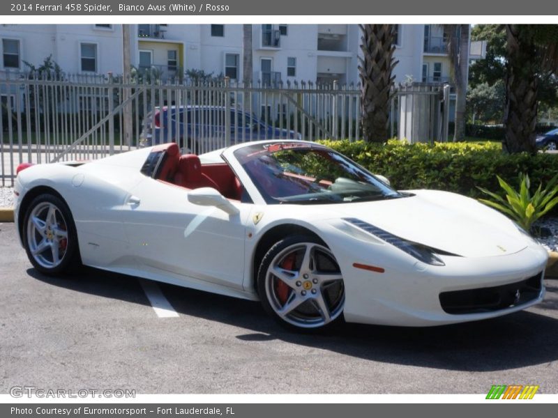 Front 3/4 View of 2014 458 Spider