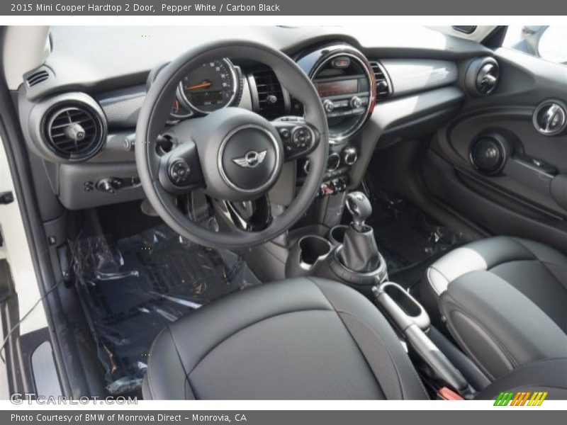 Pepper White / Carbon Black 2015 Mini Cooper Hardtop 2 Door