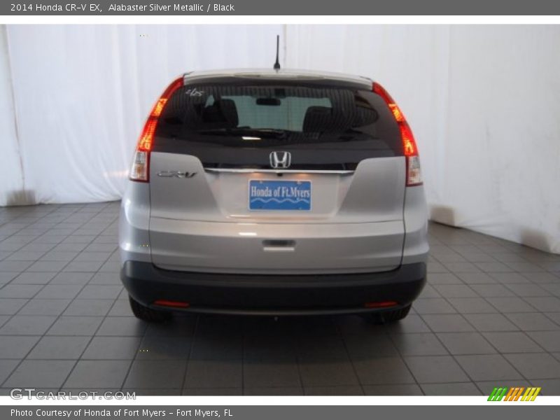 Alabaster Silver Metallic / Black 2014 Honda CR-V EX