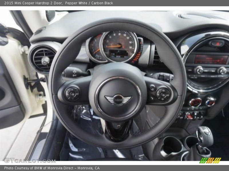 Pepper White / Carbon Black 2015 Mini Cooper Hardtop 2 Door