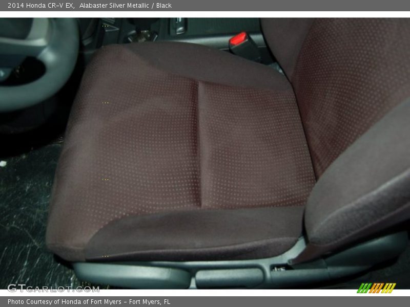 Alabaster Silver Metallic / Black 2014 Honda CR-V EX