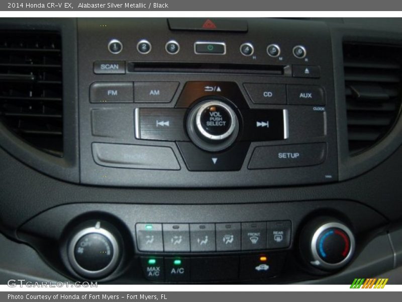 Alabaster Silver Metallic / Black 2014 Honda CR-V EX