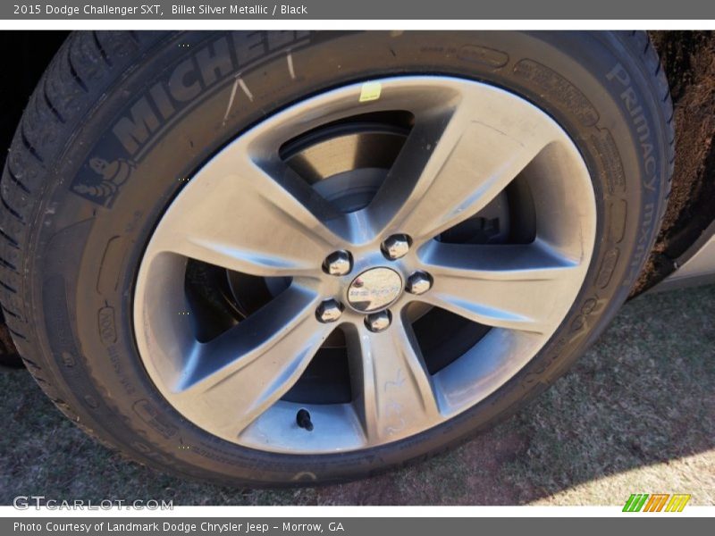 Billet Silver Metallic / Black 2015 Dodge Challenger SXT