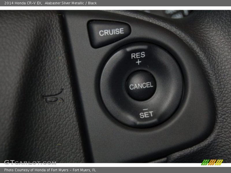 Alabaster Silver Metallic / Black 2014 Honda CR-V EX