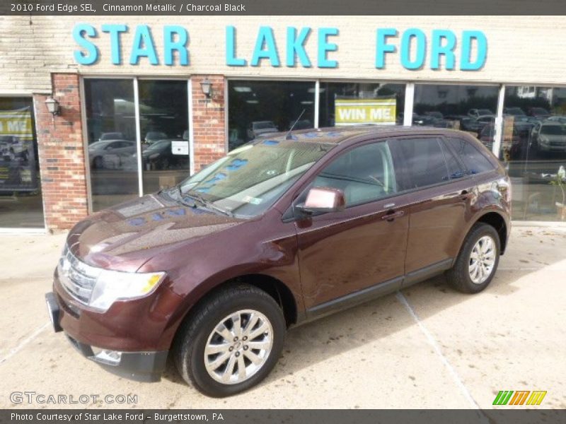 Cinnamon Metallic / Charcoal Black 2010 Ford Edge SEL