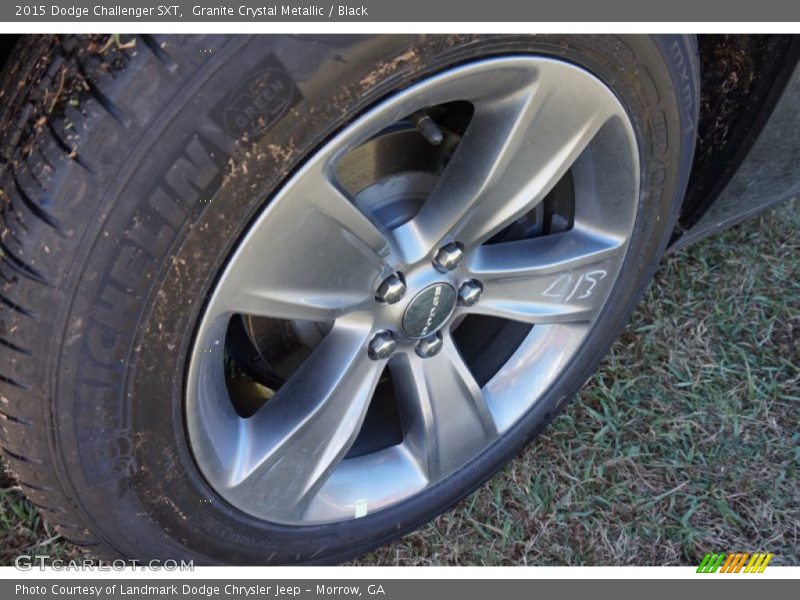 Granite Crystal Metallic / Black 2015 Dodge Challenger SXT