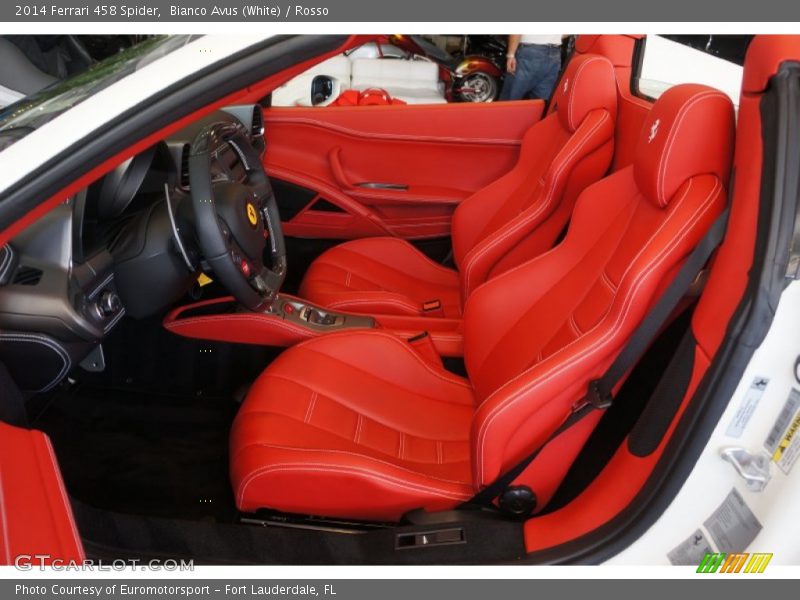 Front Seat of 2014 458 Spider