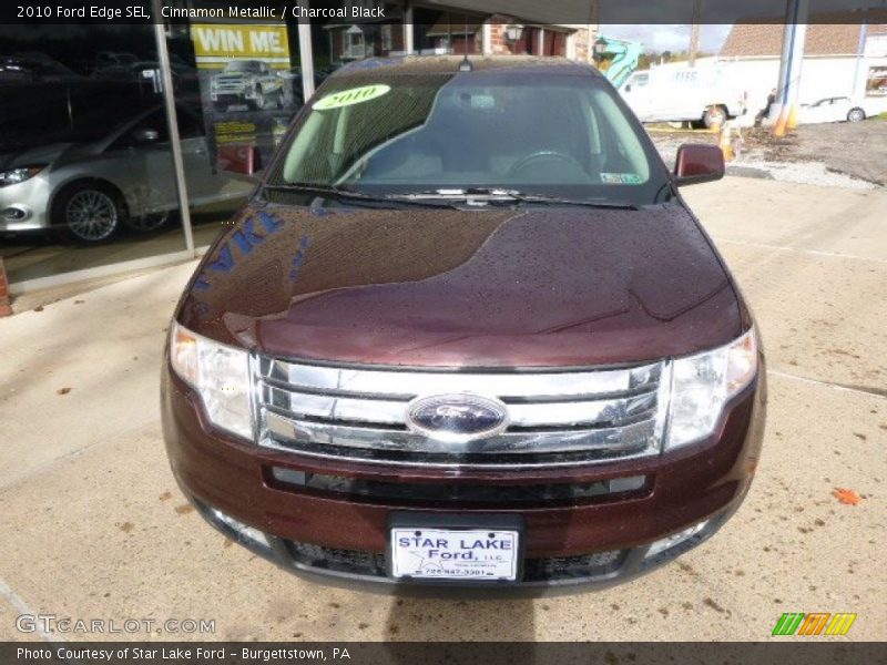 Cinnamon Metallic / Charcoal Black 2010 Ford Edge SEL