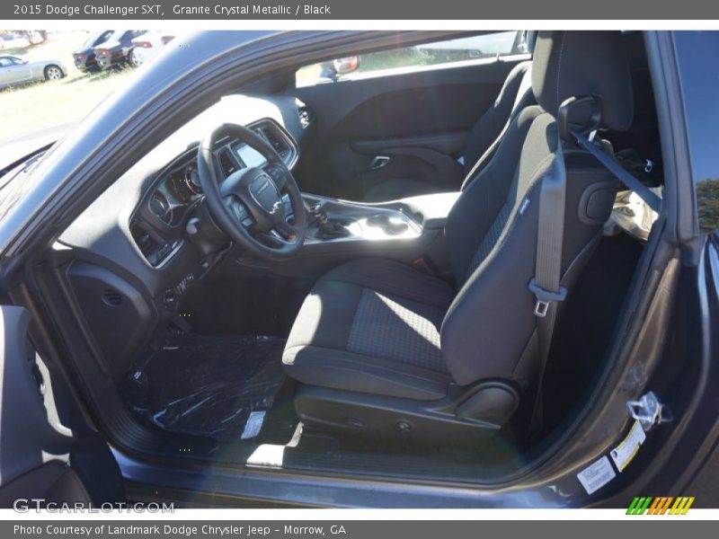 Granite Crystal Metallic / Black 2015 Dodge Challenger SXT