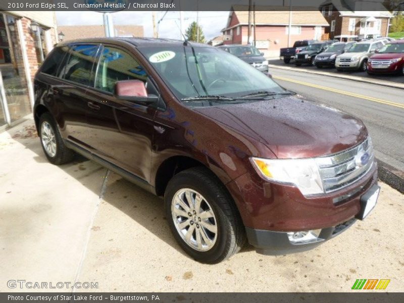 Cinnamon Metallic / Charcoal Black 2010 Ford Edge SEL