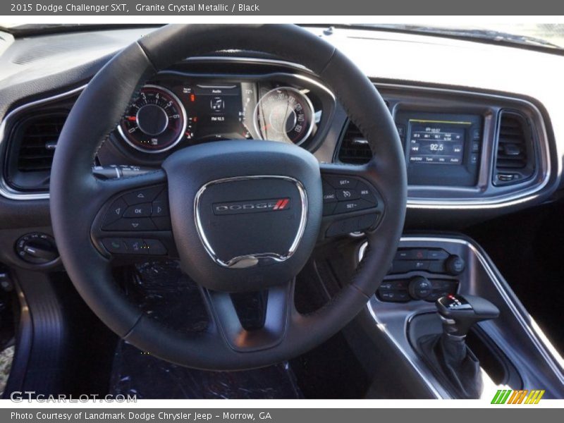 Granite Crystal Metallic / Black 2015 Dodge Challenger SXT