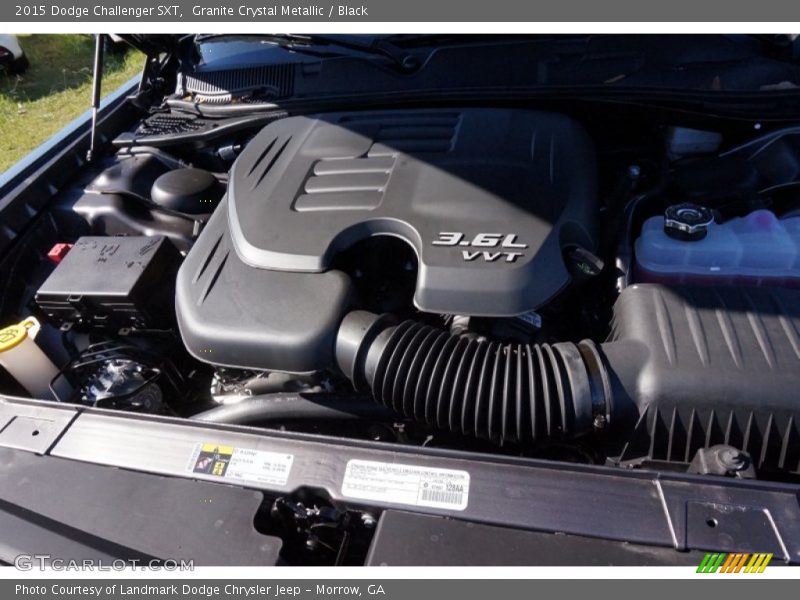 Granite Crystal Metallic / Black 2015 Dodge Challenger SXT