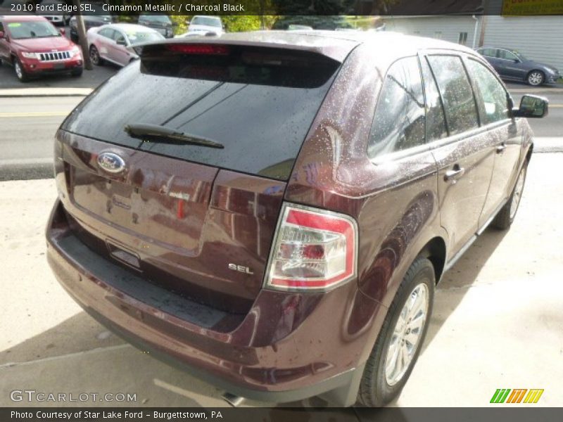 Cinnamon Metallic / Charcoal Black 2010 Ford Edge SEL