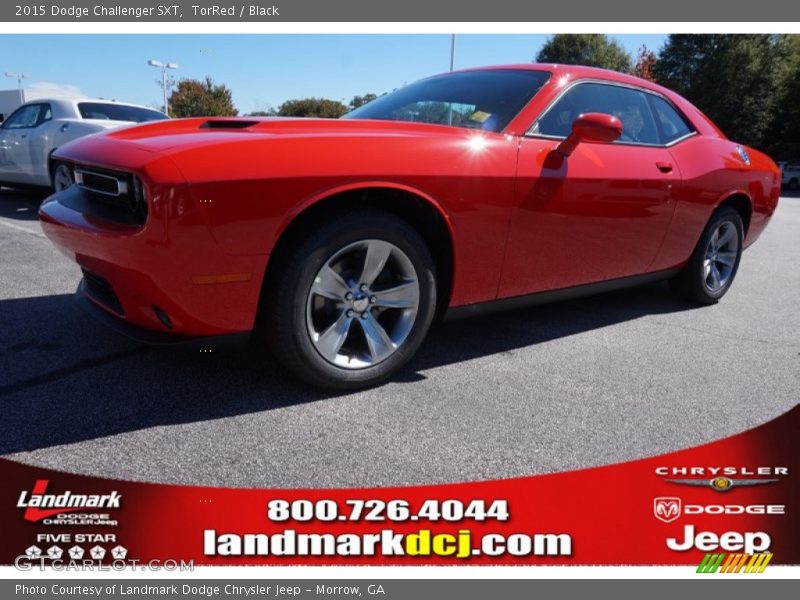 TorRed / Black 2015 Dodge Challenger SXT