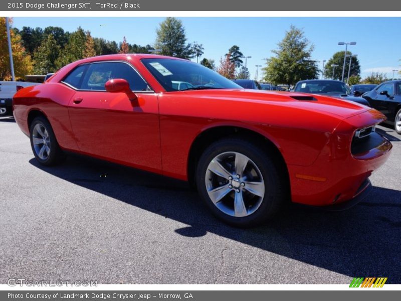 TorRed / Black 2015 Dodge Challenger SXT