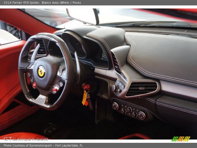 Dashboard of 2014 458 Spider