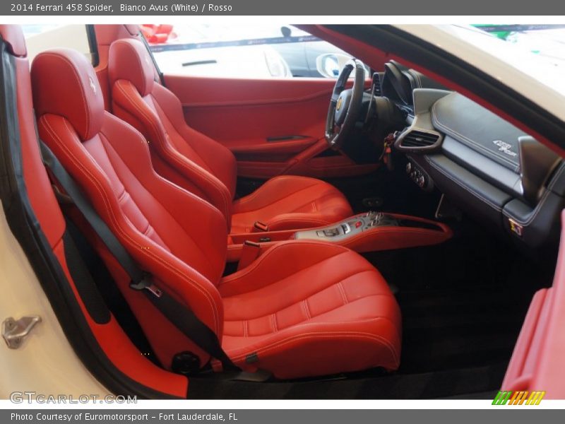 Front Seat of 2014 458 Spider