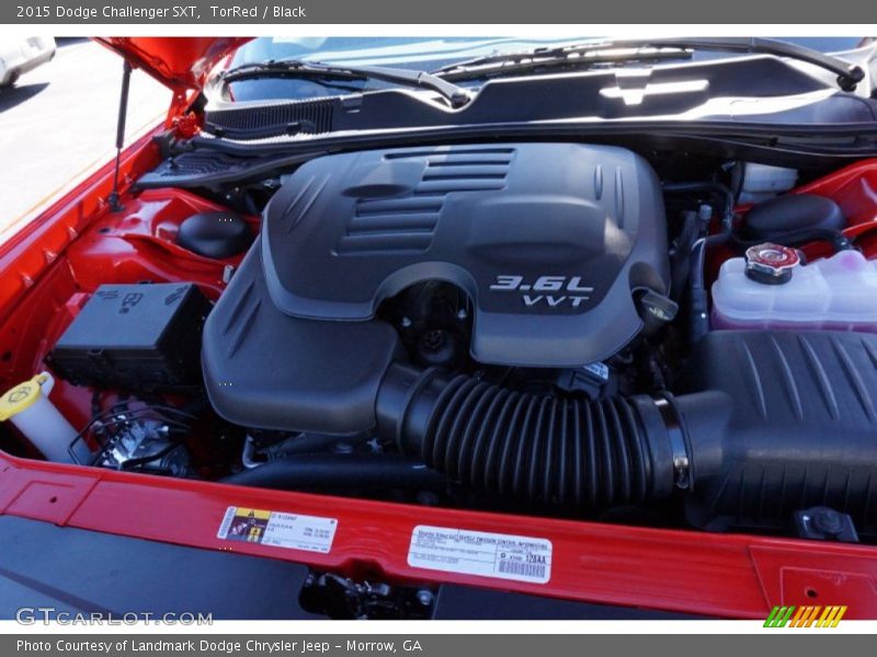 TorRed / Black 2015 Dodge Challenger SXT