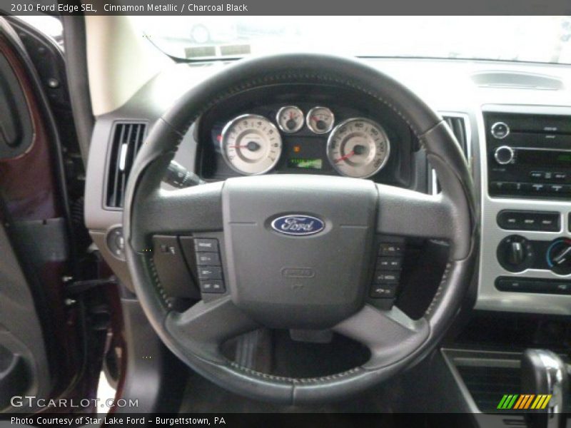 Cinnamon Metallic / Charcoal Black 2010 Ford Edge SEL