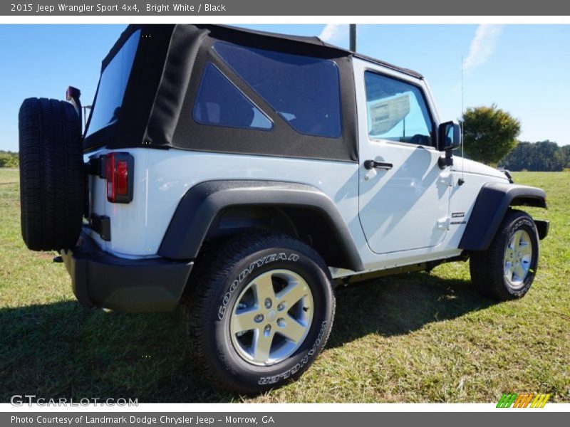 Bright White / Black 2015 Jeep Wrangler Sport 4x4