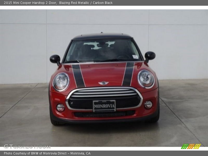 Blazing Red Metallic / Carbon Black 2015 Mini Cooper Hardtop 2 Door