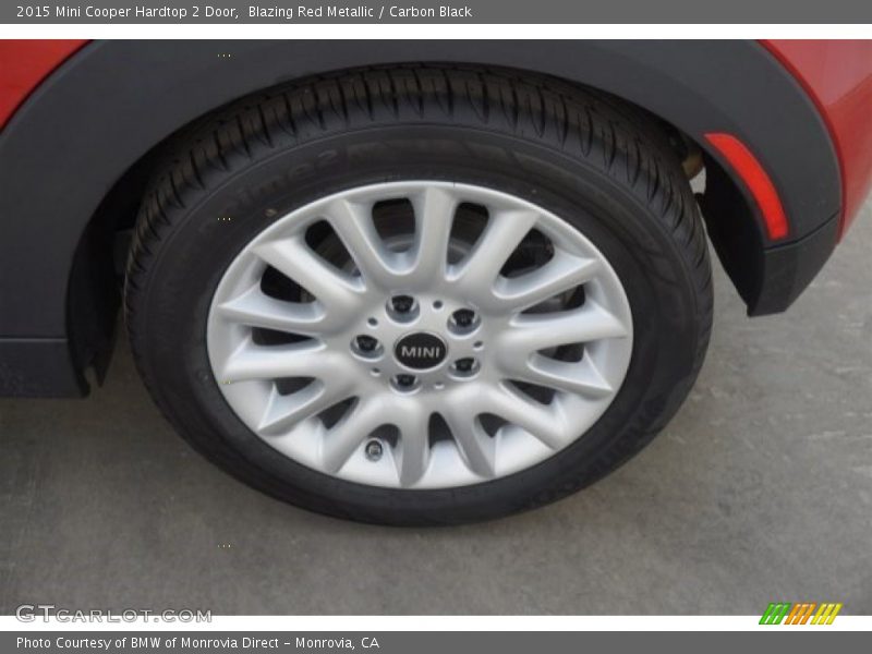 Blazing Red Metallic / Carbon Black 2015 Mini Cooper Hardtop 2 Door