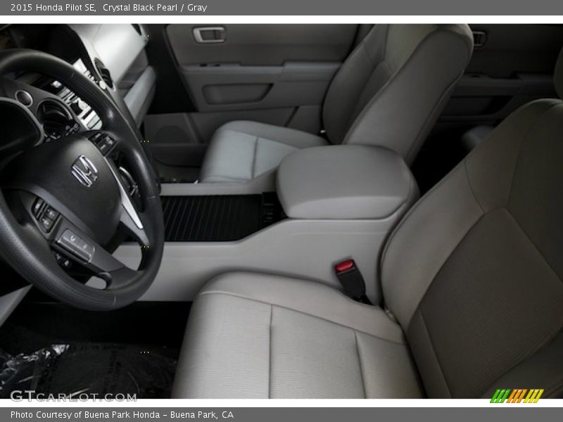 Crystal Black Pearl / Gray 2015 Honda Pilot SE