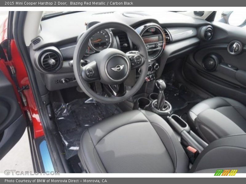 Blazing Red Metallic / Carbon Black 2015 Mini Cooper Hardtop 2 Door