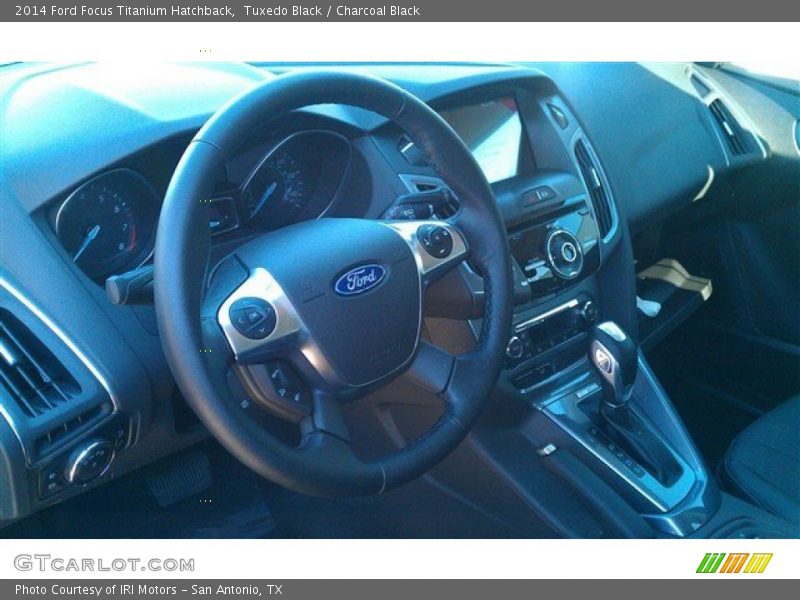 Tuxedo Black / Charcoal Black 2014 Ford Focus Titanium Hatchback