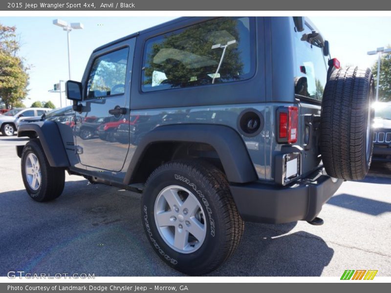 Anvil / Black 2015 Jeep Wrangler Sport 4x4