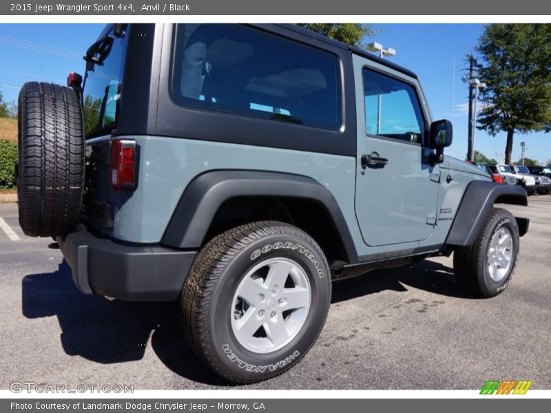 Anvil / Black 2015 Jeep Wrangler Sport 4x4