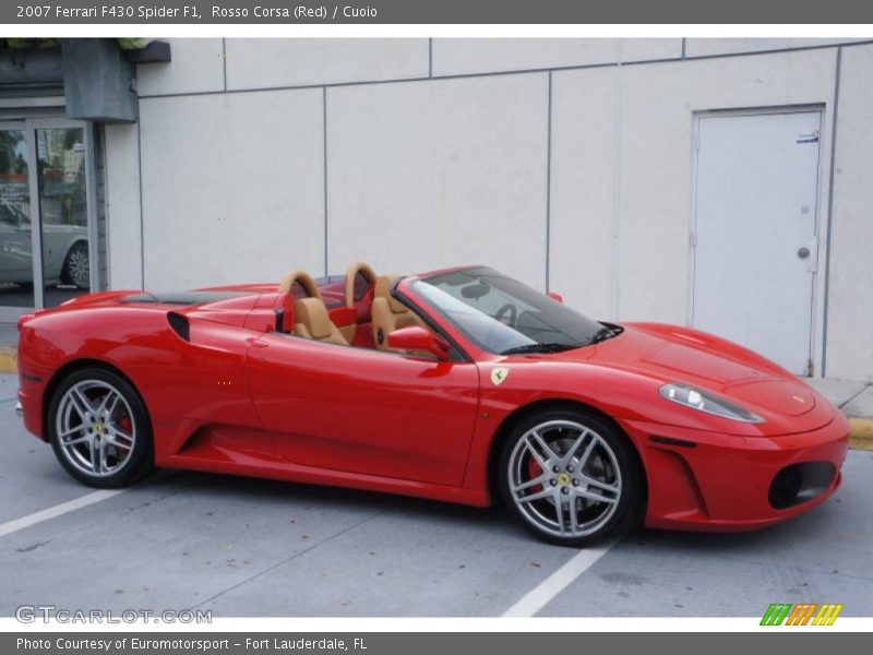 Rosso Corsa (Red) / Cuoio 2007 Ferrari F430 Spider F1