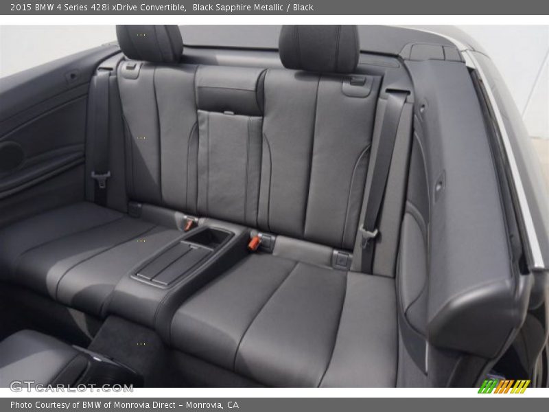 Rear Seat of 2015 4 Series 428i xDrive Convertible