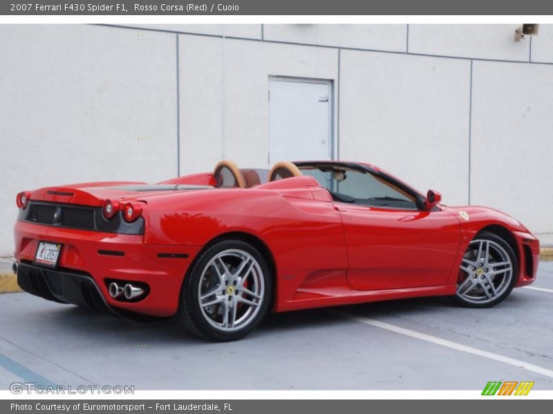 Rosso Corsa (Red) / Cuoio 2007 Ferrari F430 Spider F1