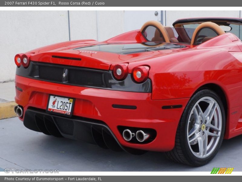 Rosso Corsa (Red) / Cuoio 2007 Ferrari F430 Spider F1