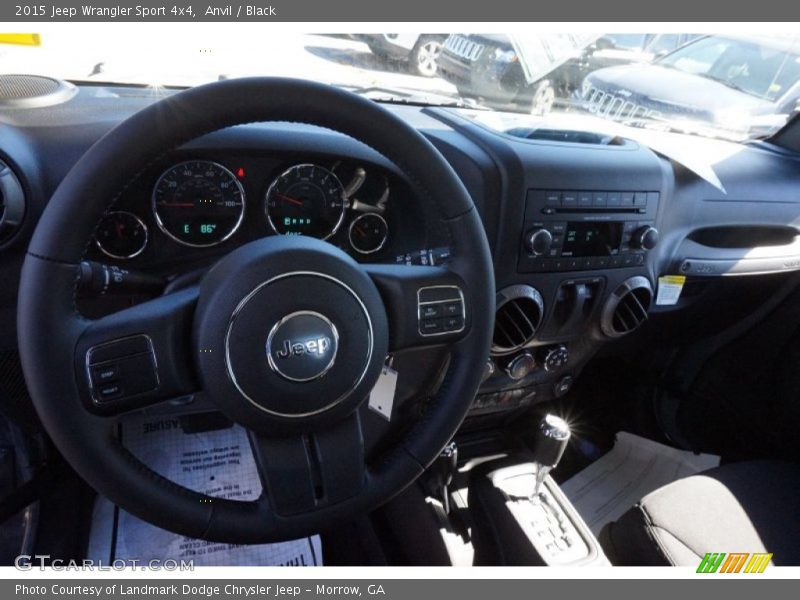 Anvil / Black 2015 Jeep Wrangler Sport 4x4