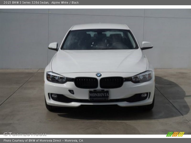 Alpine White / Black 2015 BMW 3 Series 328d Sedan