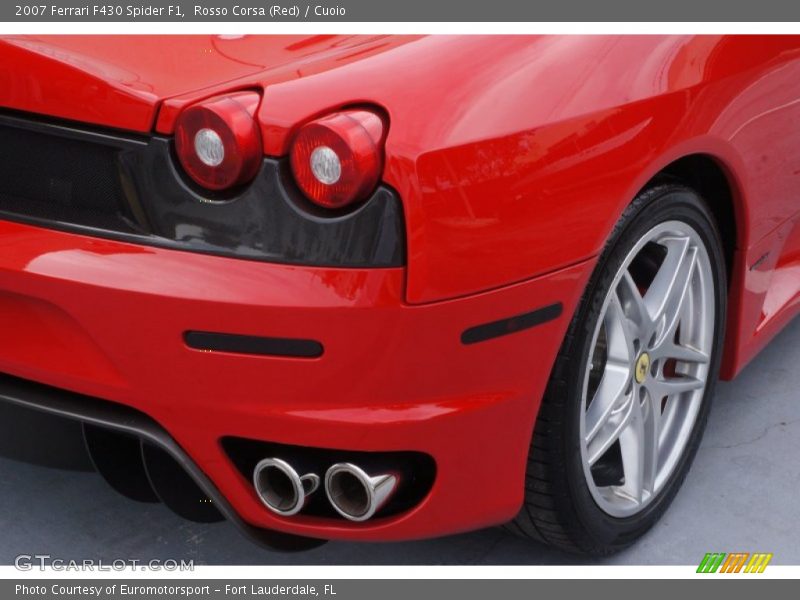 Rosso Corsa (Red) / Cuoio 2007 Ferrari F430 Spider F1
