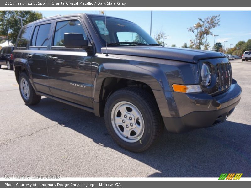 Granite Crystal Metallic / Dark Slate Gray 2015 Jeep Patriot Sport